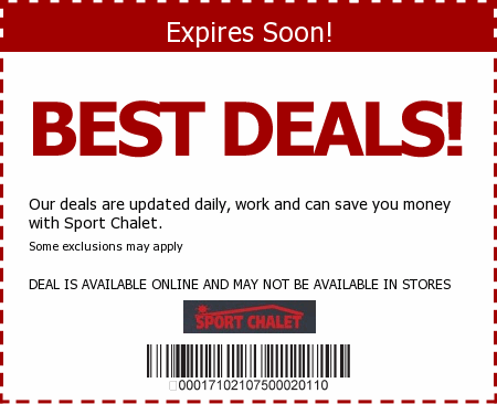 Sport Chalet Promo Code