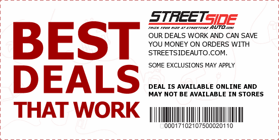 StreetSideAuto Coupons