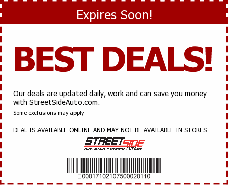 StreetSideAuto Promo Code