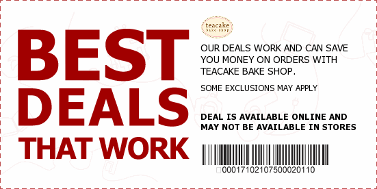 Teacake Bake Shop Coupons