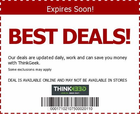 ThinkGeek Promo Code