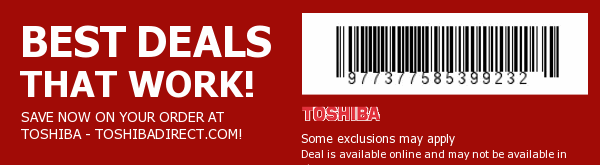Toshiba Coupon