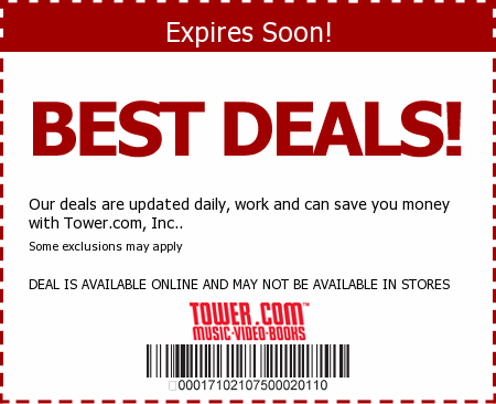 Tower Records Promo Code