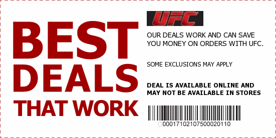 UFC Coupons