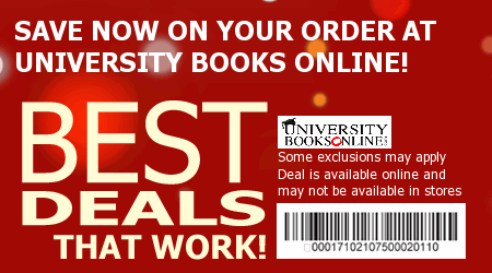 University Books Online Coupon Code