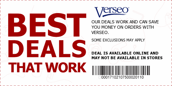Verseo Coupons