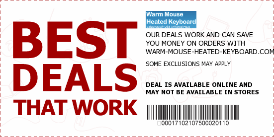 Warm Mouse Heated Keyboard Coupons