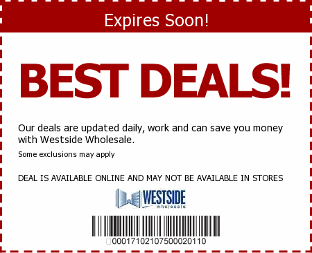Westside Wholesale Promo Code