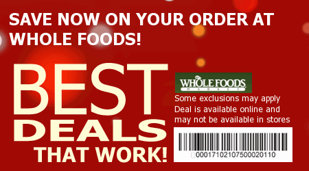 Whole Foods Coupon Code