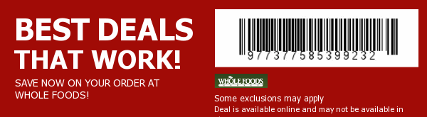 Whole Foods Coupon