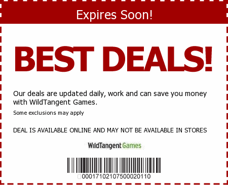 Wild Tangent Games Promo Code