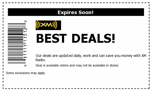 XM Radio Deals