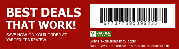 Yaeger CPA Review Coupon