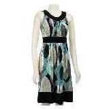 R&M Richards Women's Sleeveless Printed Jersey Dress  Coupons