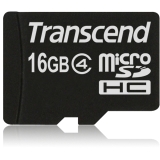 Transcend 16GB TS16GUSDC4 microSD High Capacity (microSDHC) Card Coupons